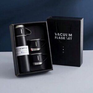 Set de botella térmica al vacío de acero inoxidable de 500 ml/16,9 oz